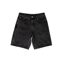 Load image into Gallery viewer, Life Is Pain Denim Shorts (Black)