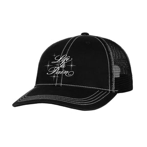 Life is Pain Star Shining Cap (Black)